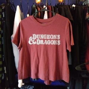Dungeons & Dragons Maroon Medium T Shirt